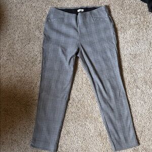 Van Heusen Black and Gray Stretch Waistband Pants